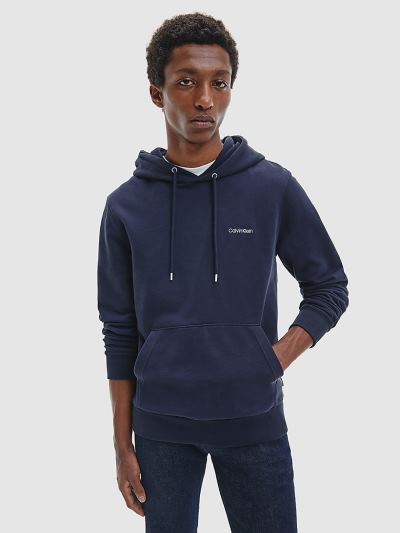 Calvin Klein Ruhák HU292012 | Calvin Klein Organic Cotton Embroidered Logo Férfi Kapucnis Pulóver Sö